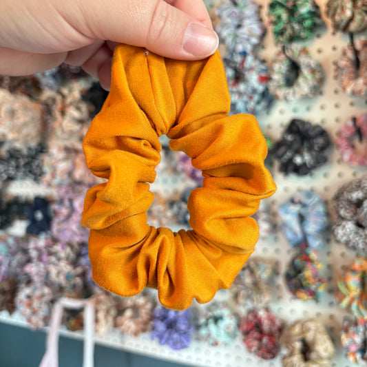 Mustard Solid Scrunchie (Regular)
