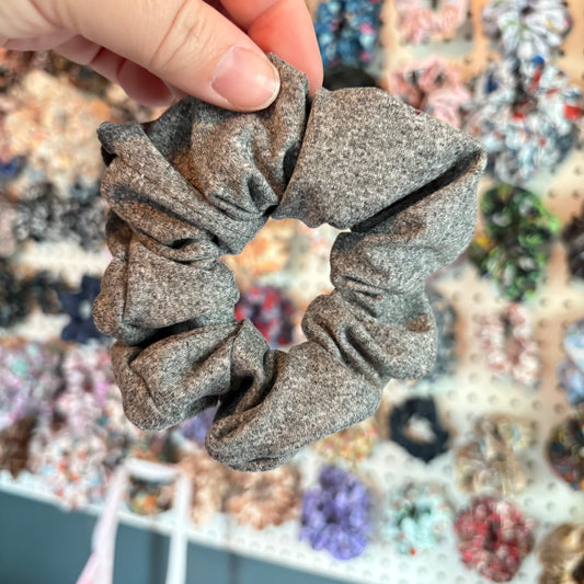 Light Gray Heathered Scrunchie (Regular)