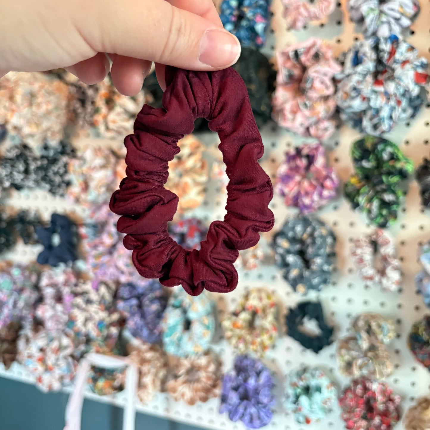 Maroon Scrunchie (Skinny)