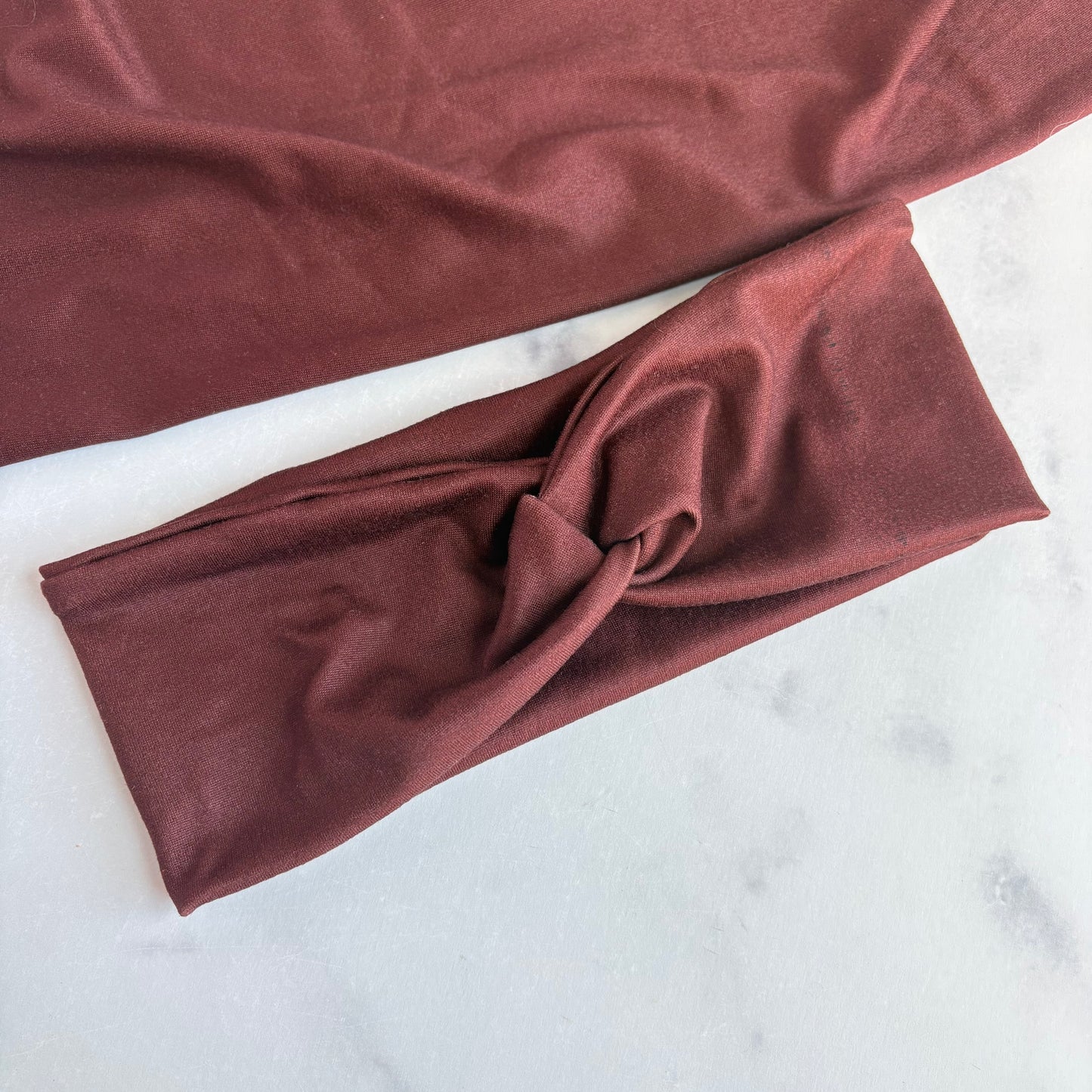 Burgundy Solid Headband