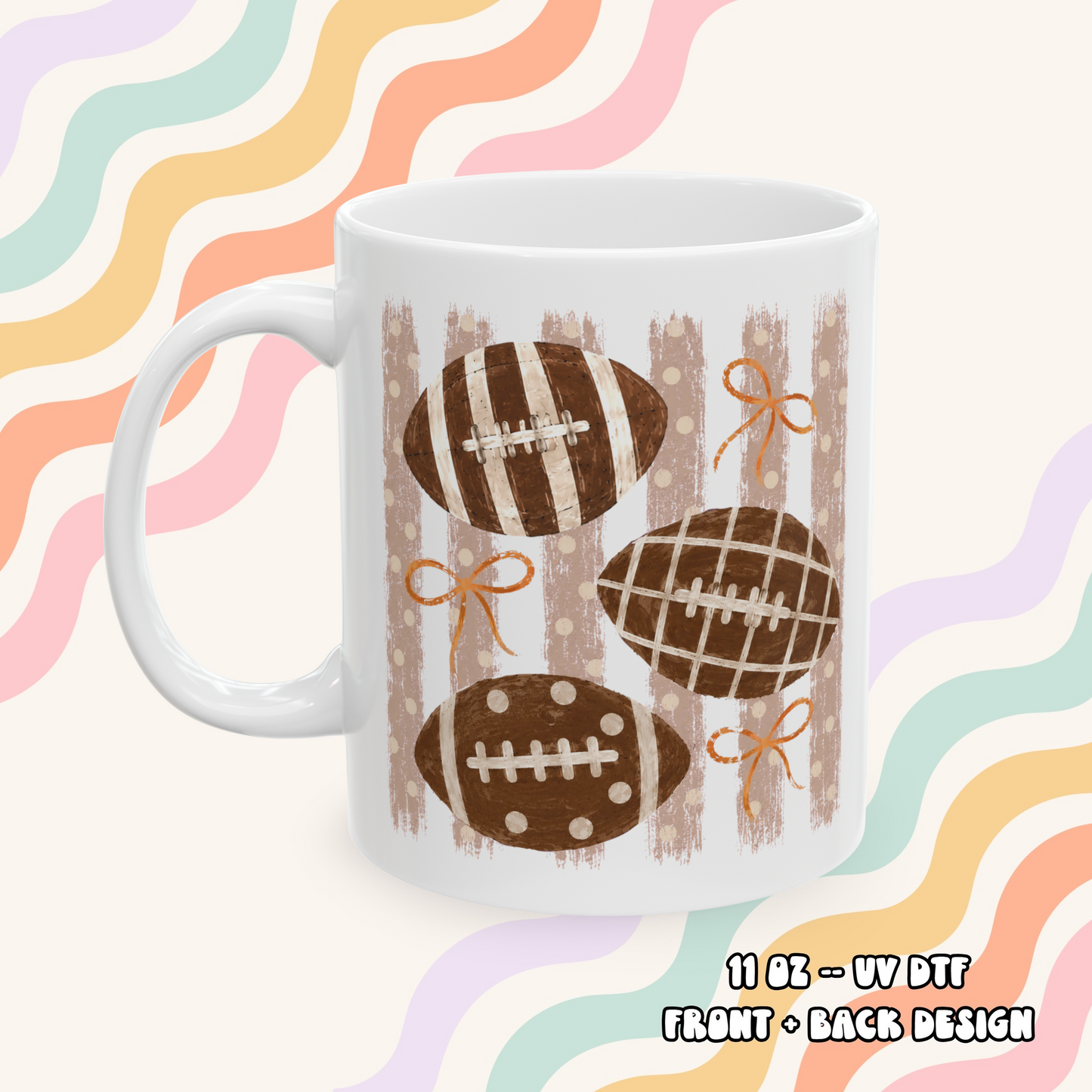 Football Stripes Mug
