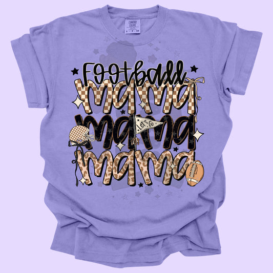 Football Mama Cheetah (tshirt/sweatshirt)