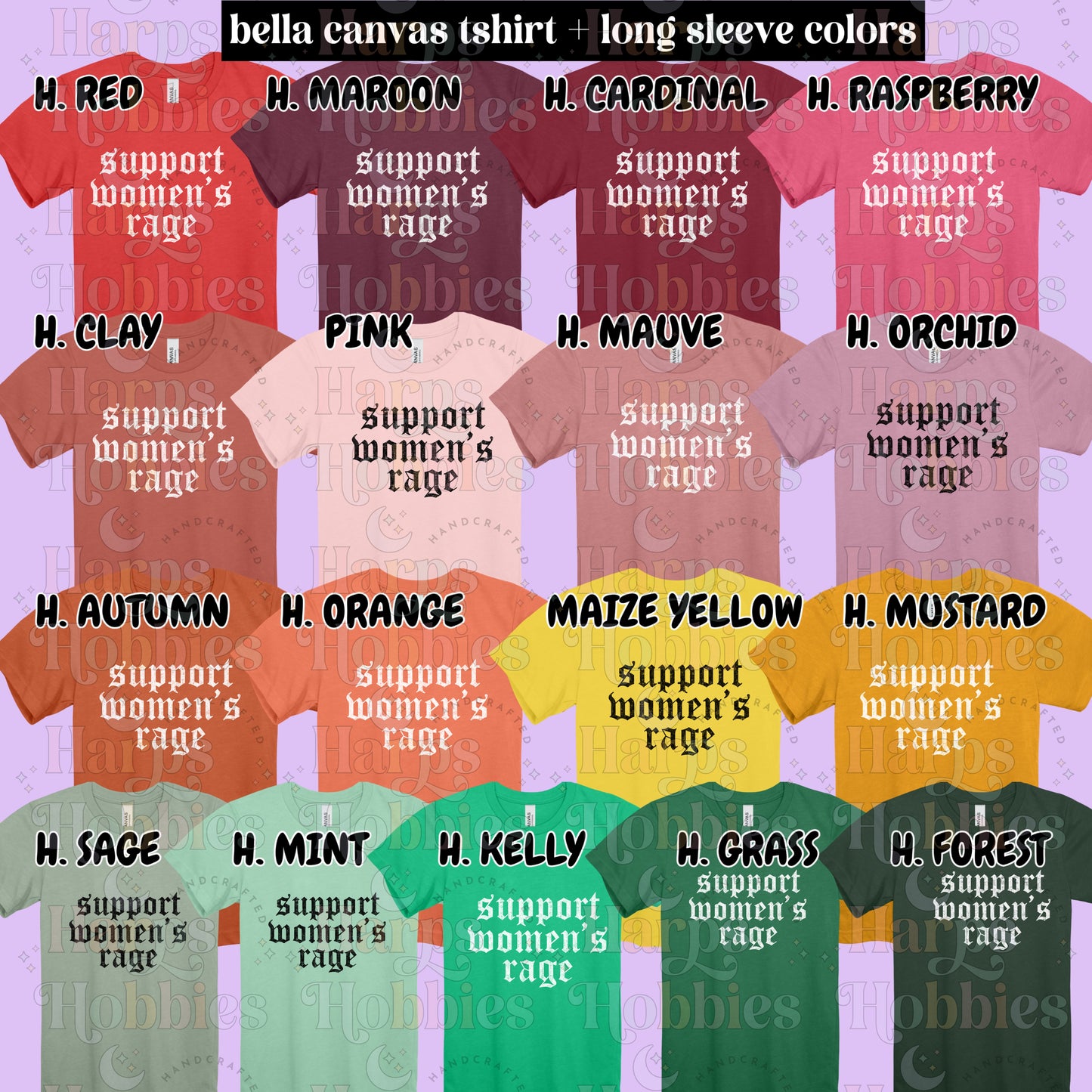 Support Women's Rage (tshirt/hoodie/sweatshirt/longsleeve)