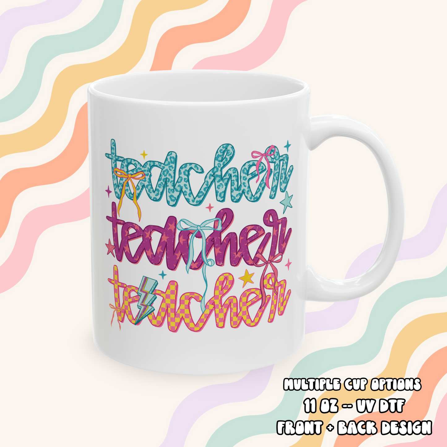 Retro Teacher Mug