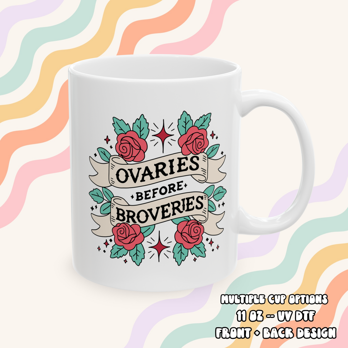 Ovaries before brovaries Mug