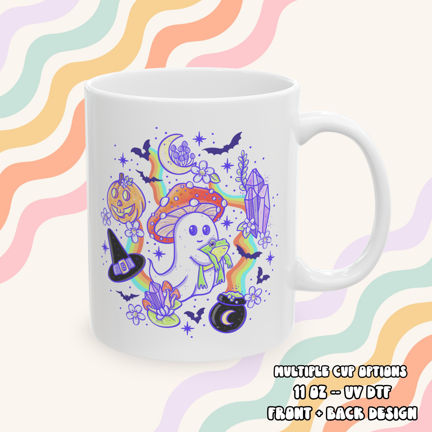 Ghostie with Frog Mug
