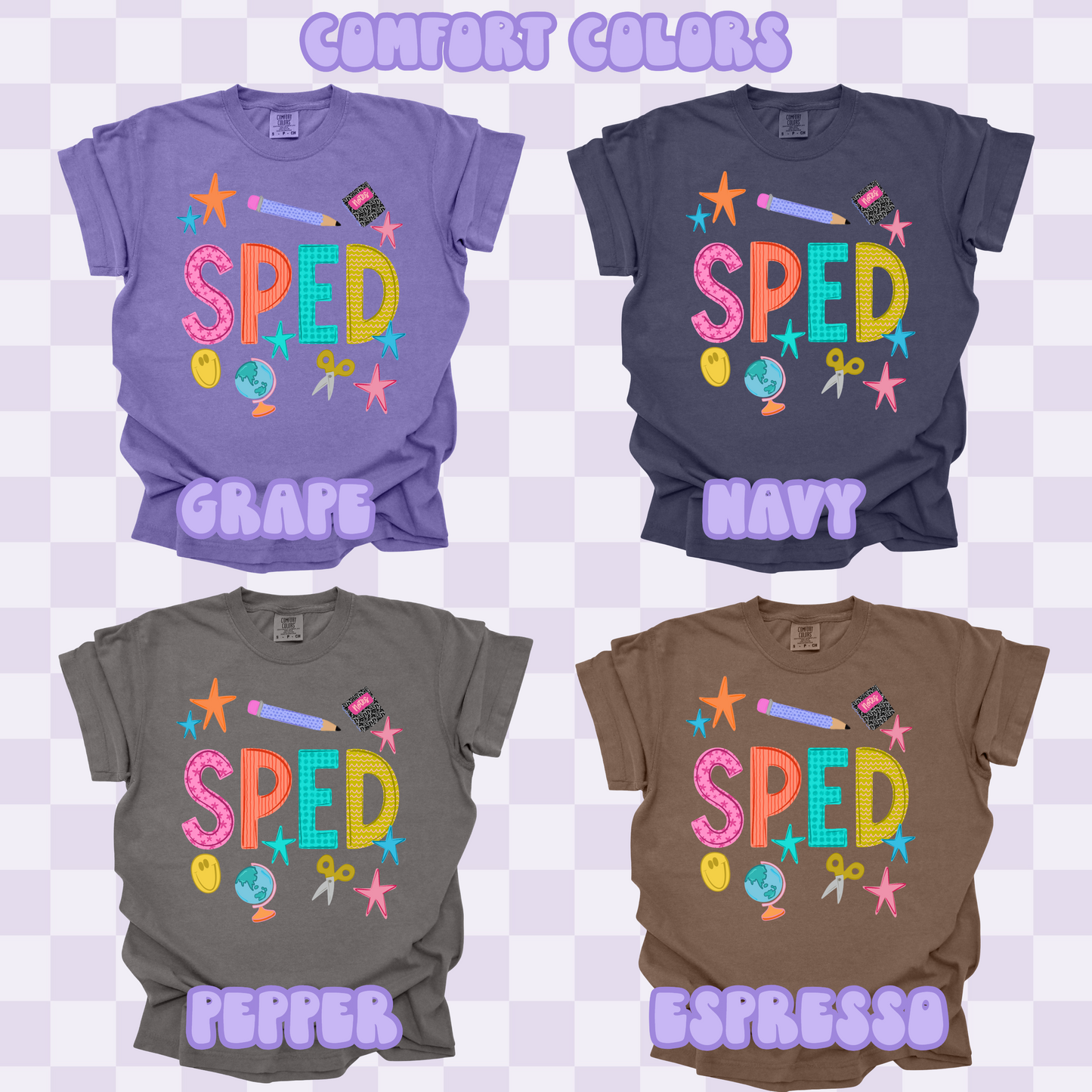 SPED Doodles Tshirt/Sweatshirt/Long Sleeve