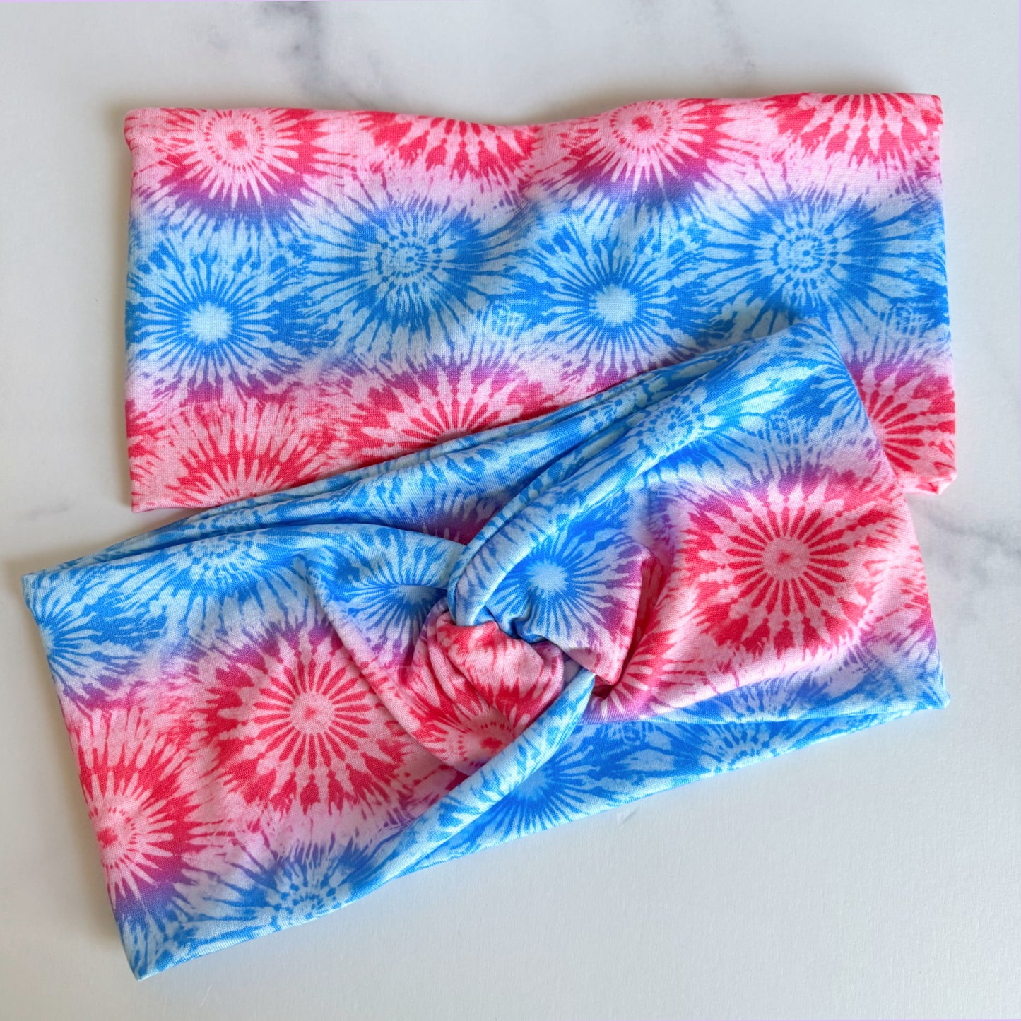 Light 4th Tie Dye Headband