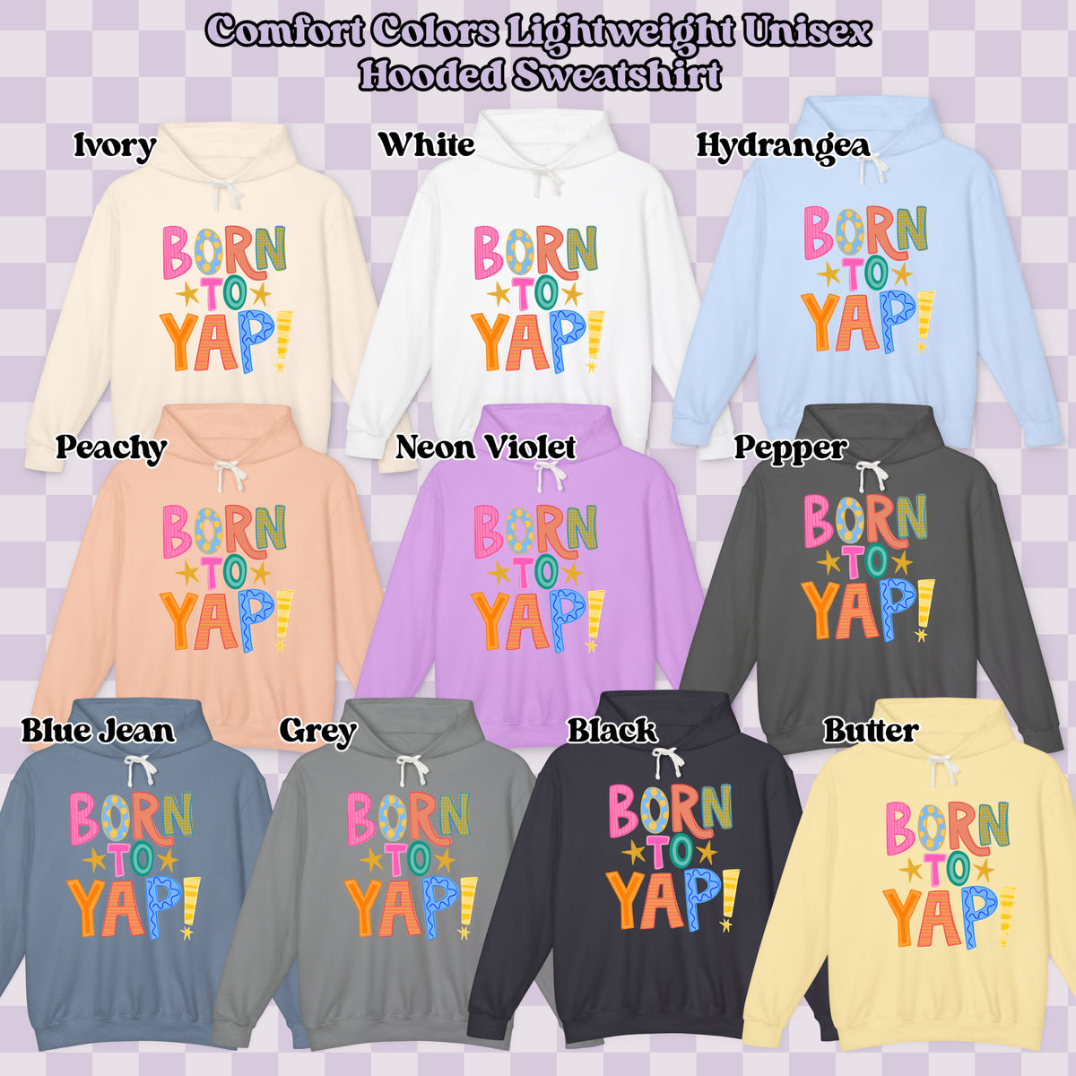Born To Yap (tshirt/sweatshirt)