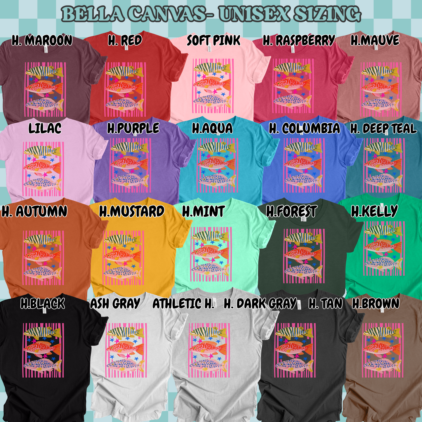 Colorful Fish (tshirt/sweatshirt)