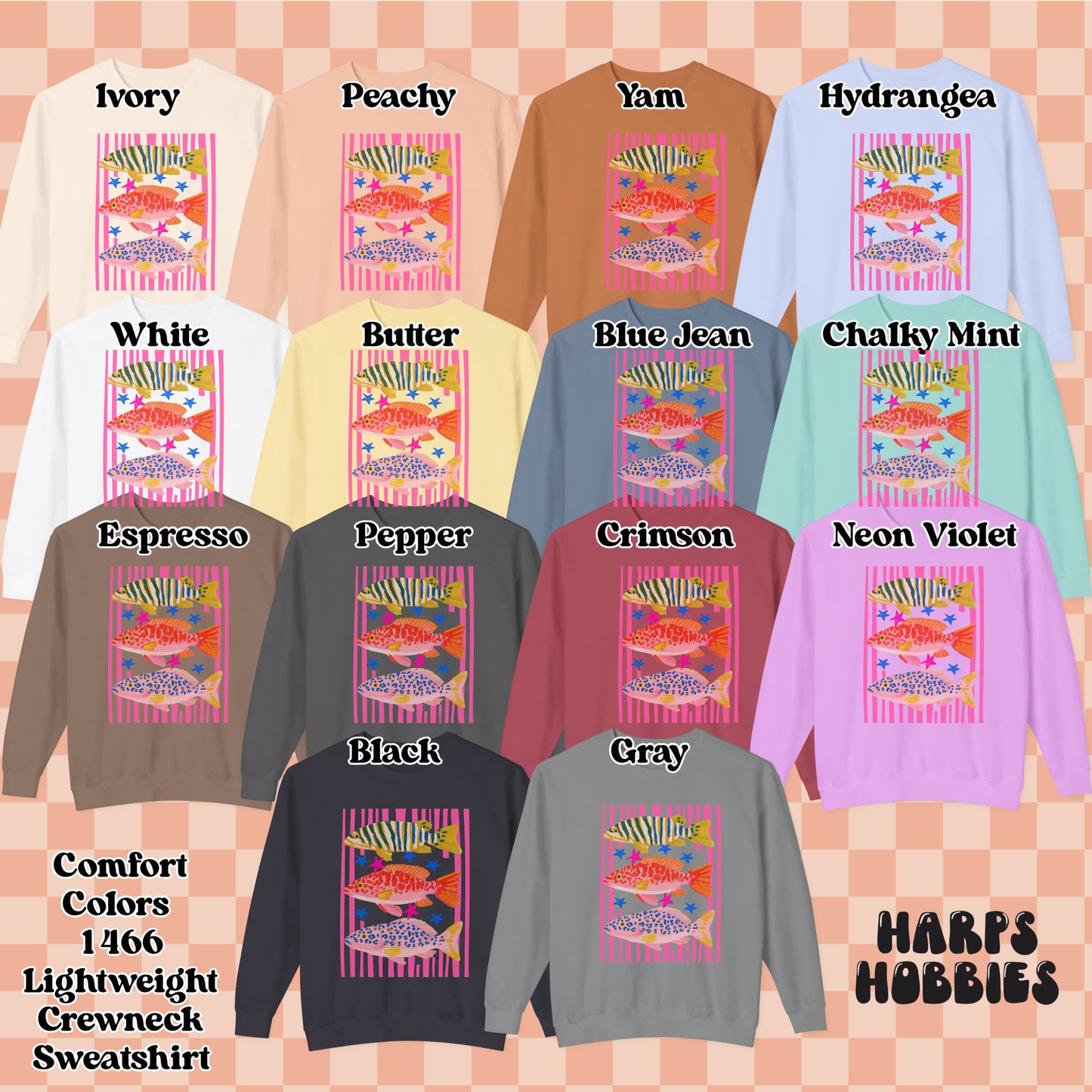 Colorful Fish (tshirt/sweatshirt)