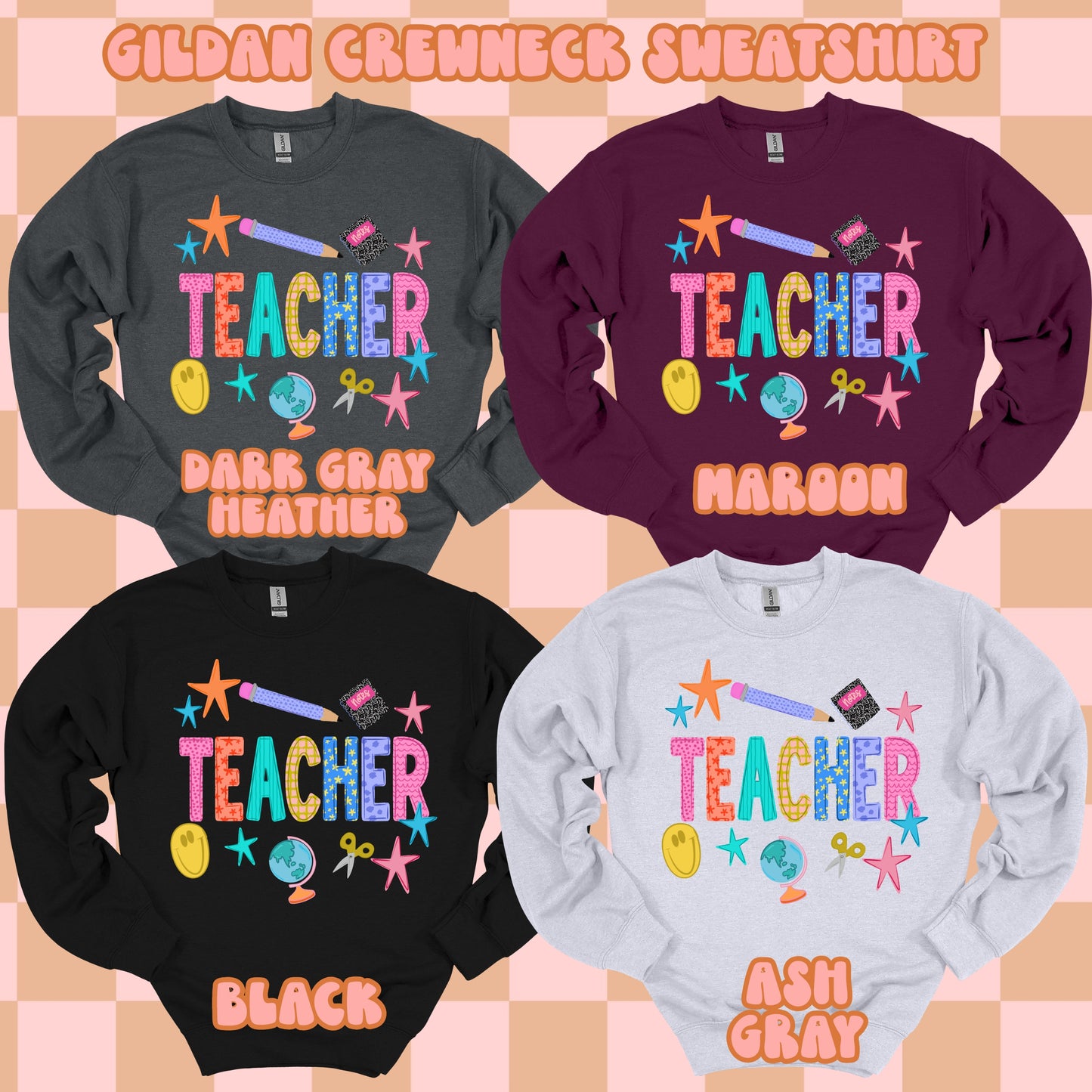 Teacher Doodles Tshirt/Sweatshirt/Long Sleeve