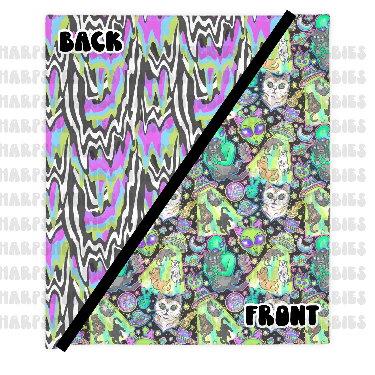 Alien Kitties Blanket