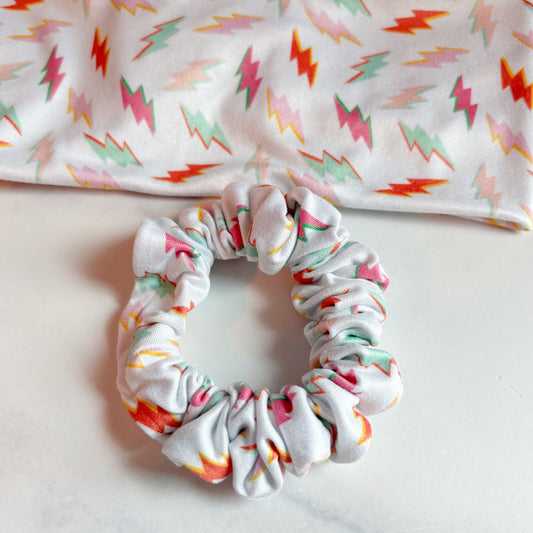 Colorful Lightning Scrunchie (Skinny)