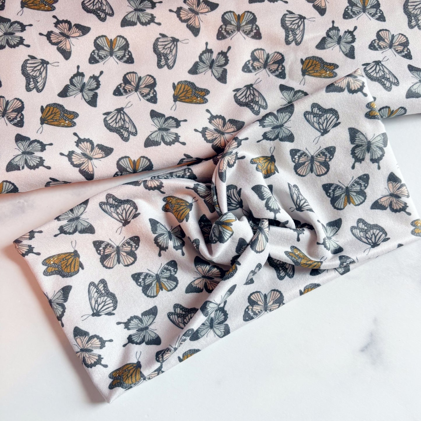 Muted Butterflies Headband