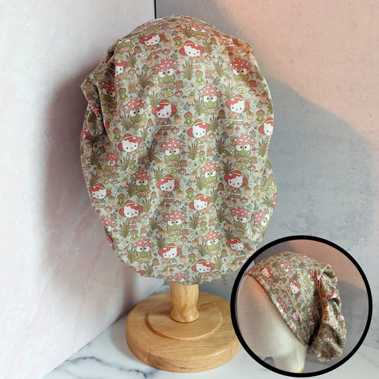 Cottagecore Kitty Scrub Hat