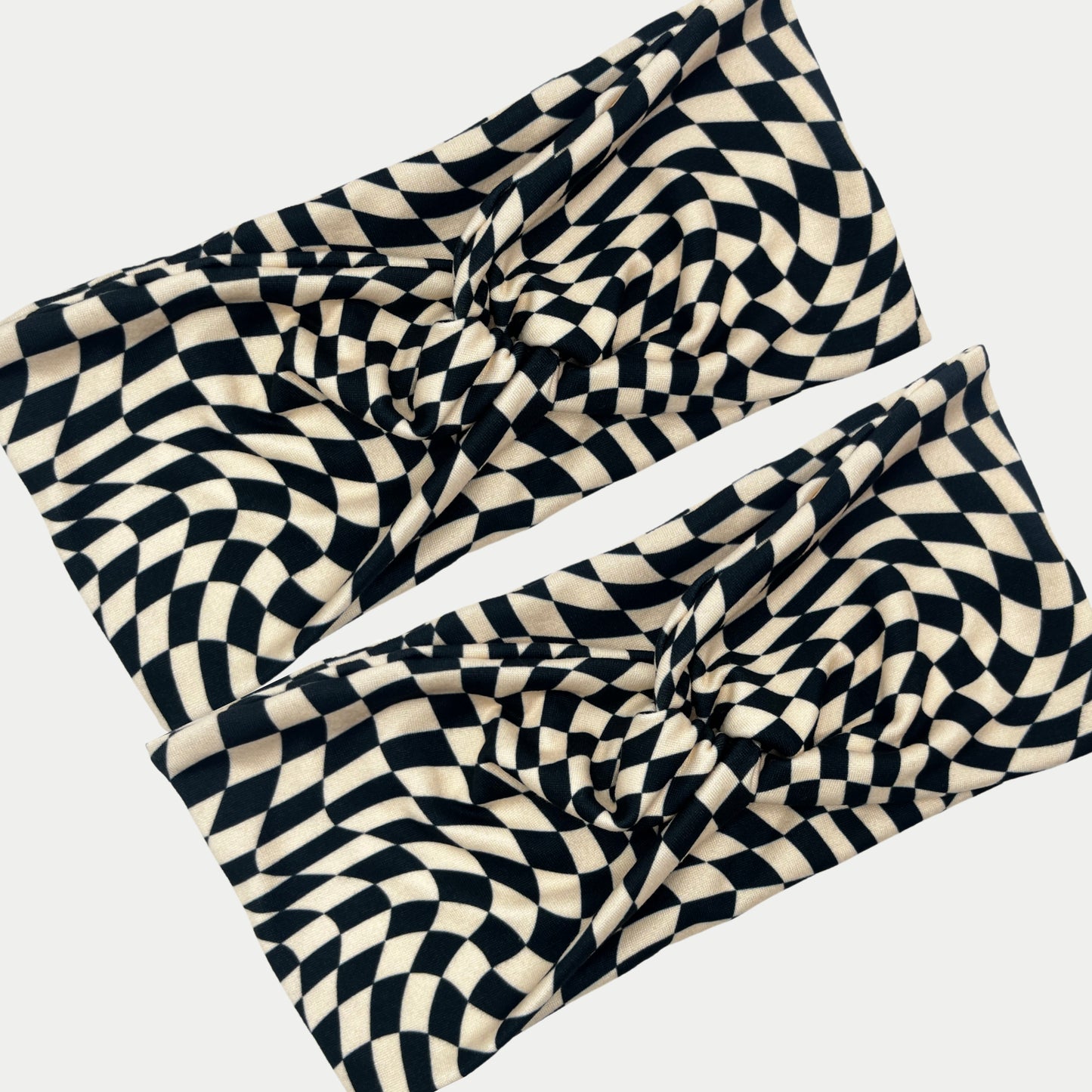 Vintage Checkered Headband