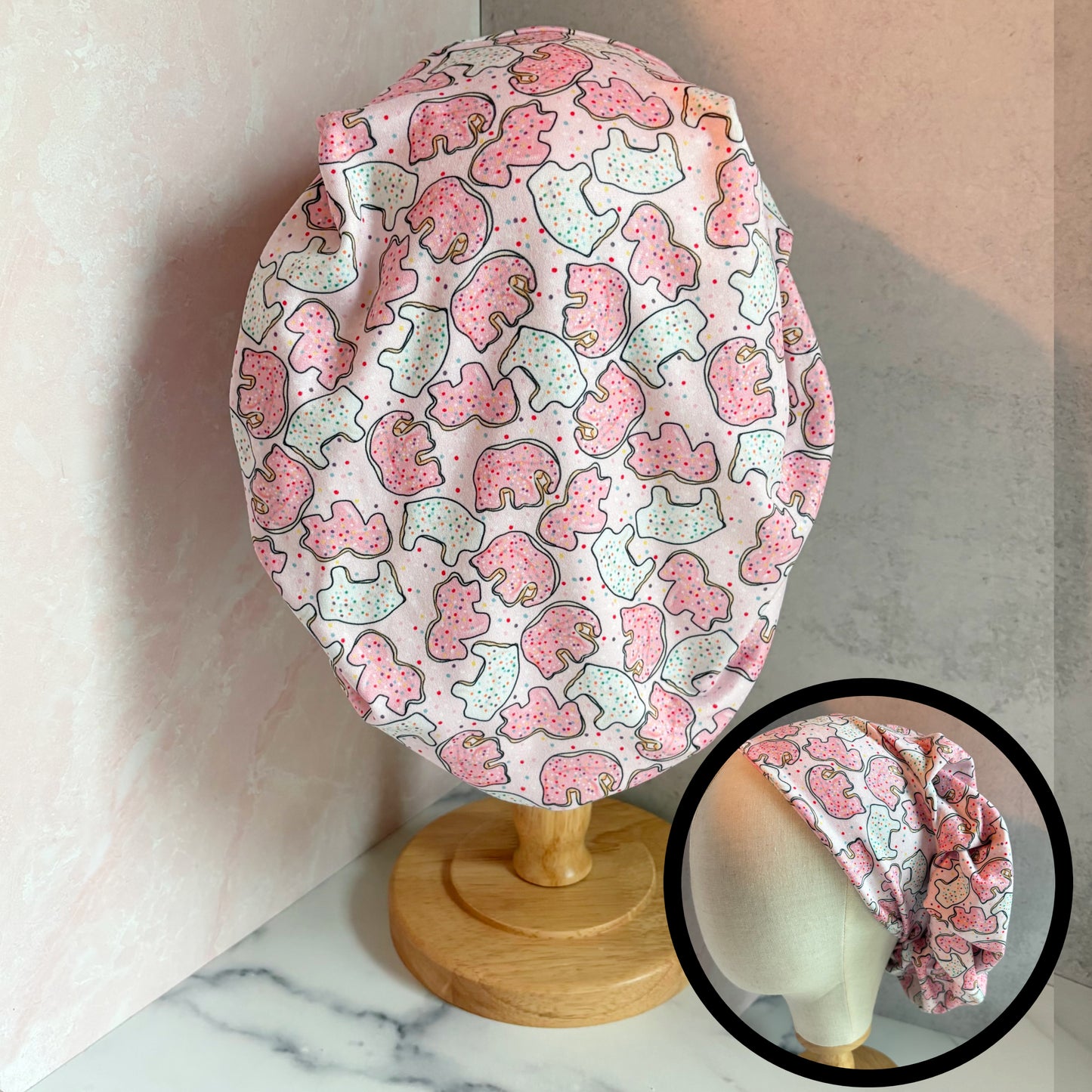 Frosted Animals Scrub Hat