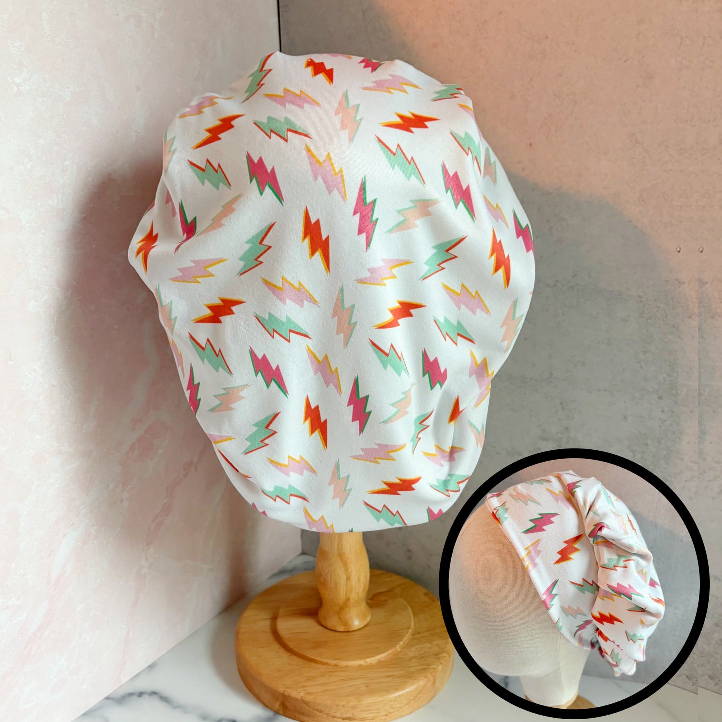 Colorful Lightning Scrub Hat