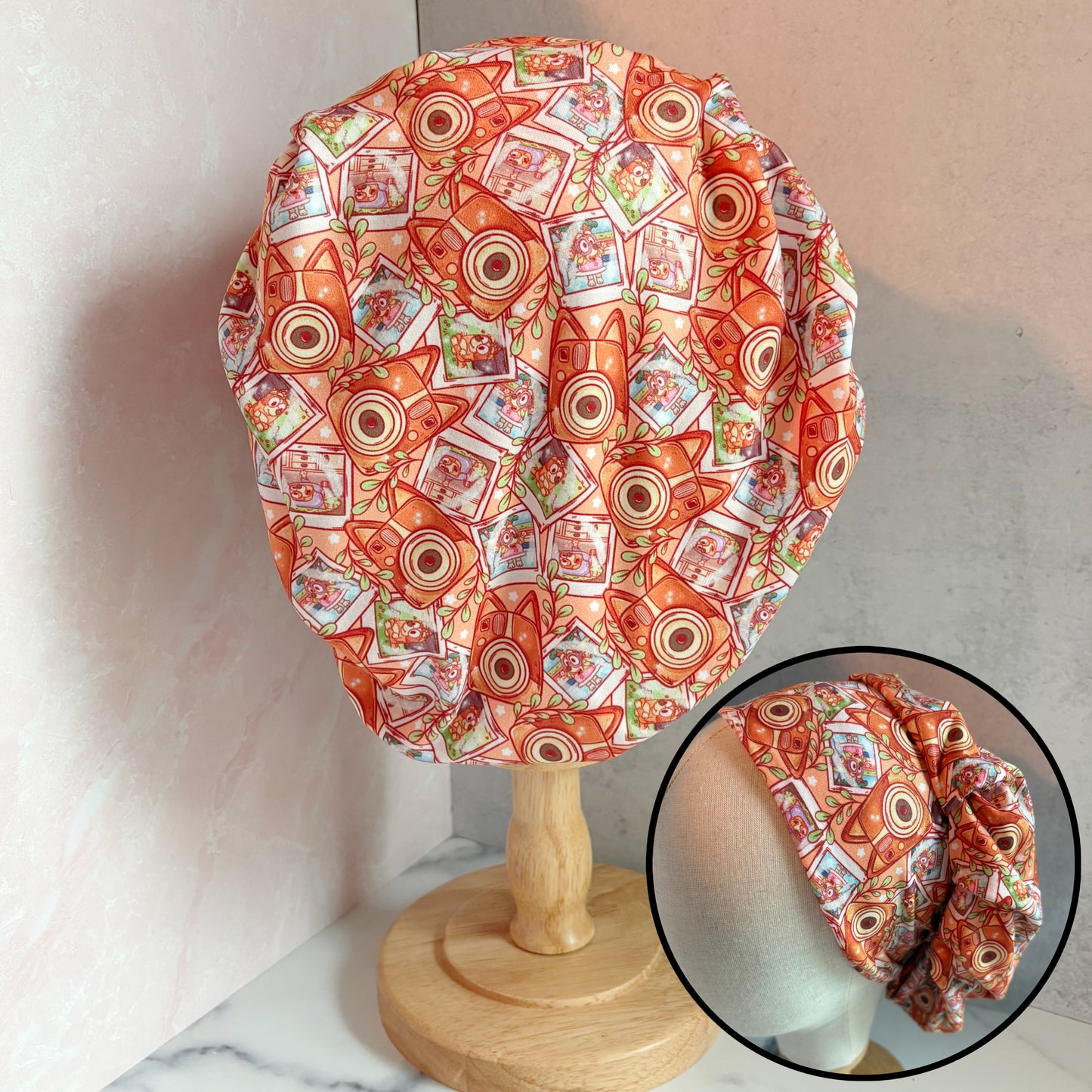 Orange Dog Scrub Hat
