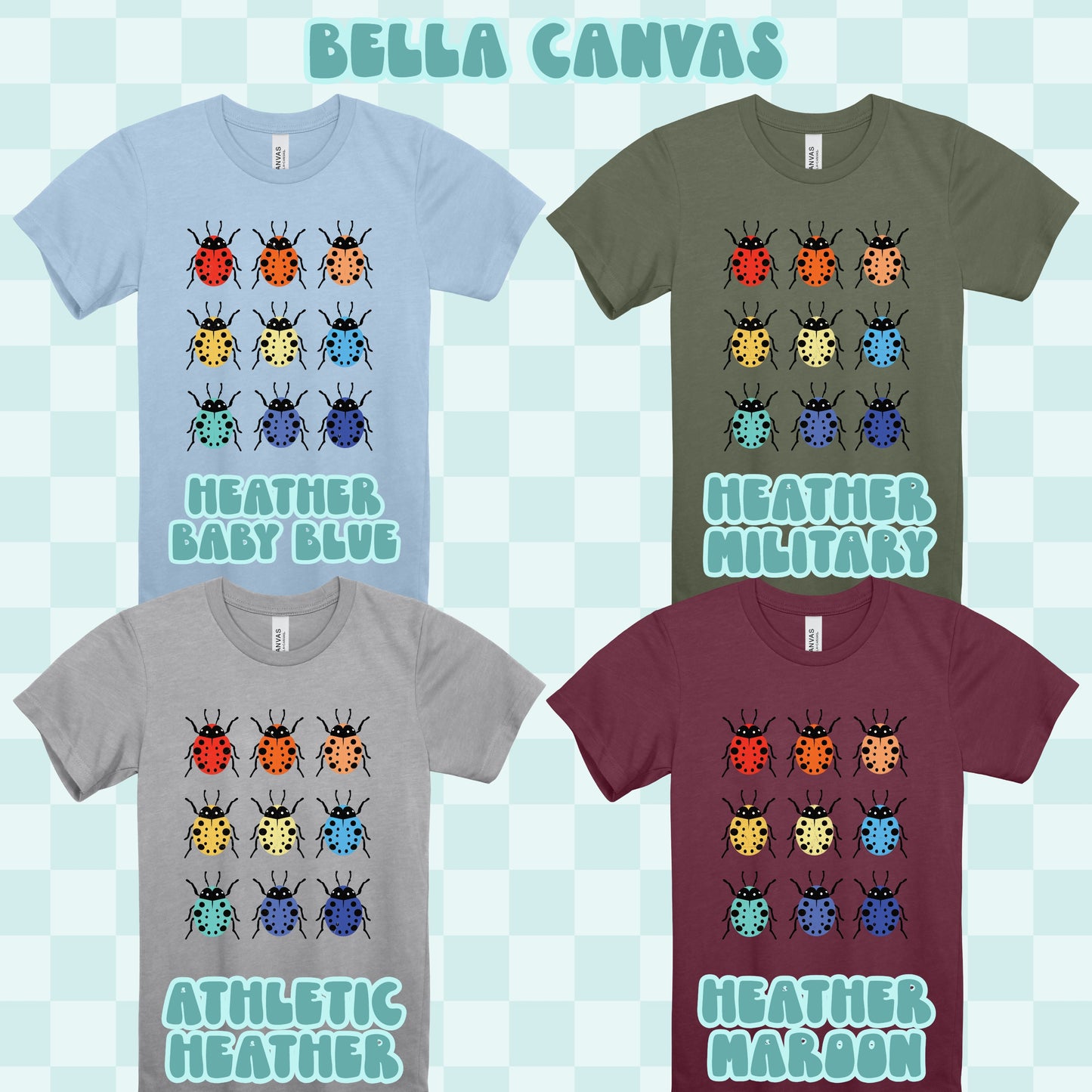 Rainbow Ladybugs Tshirt/Sweatshirt