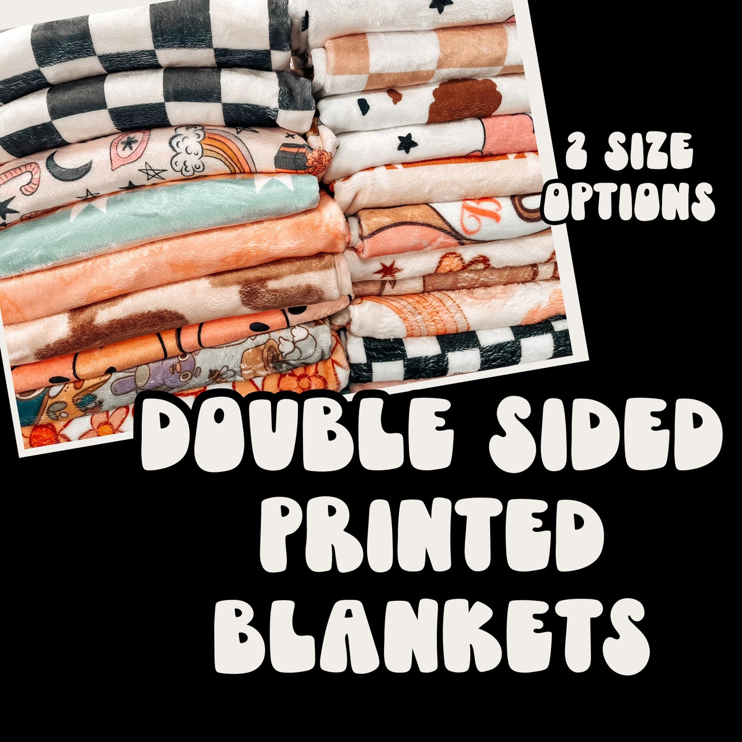 PRE ORDER BLANKET (double sided printing)