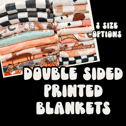 PRE ORDER BLANKET (double sided printing)