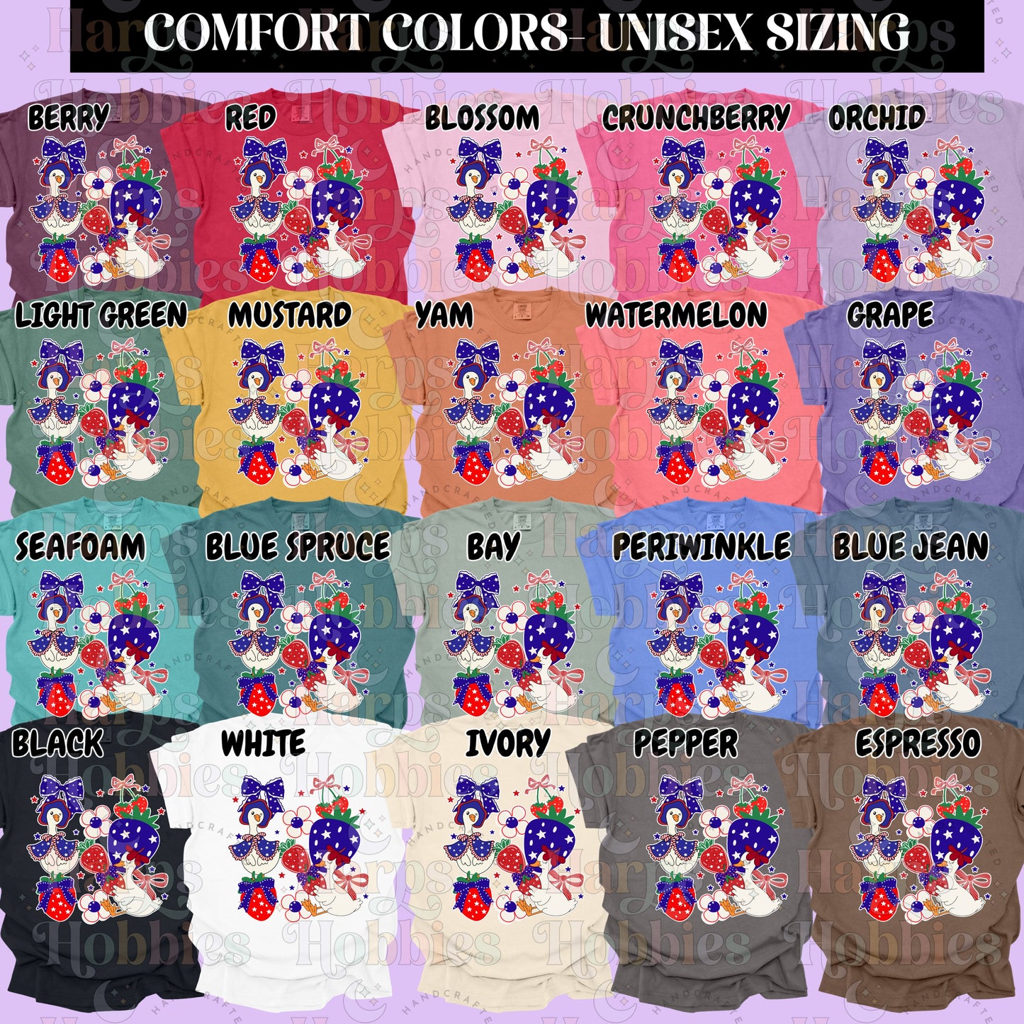 Berry Patriotic Geese (tshirt/sweatshirt)