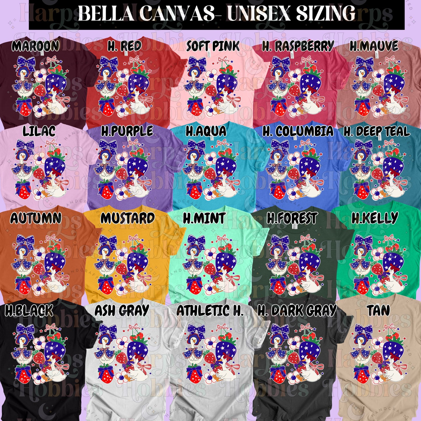 Berry Patriotic Geese (tshirt/sweatshirt)