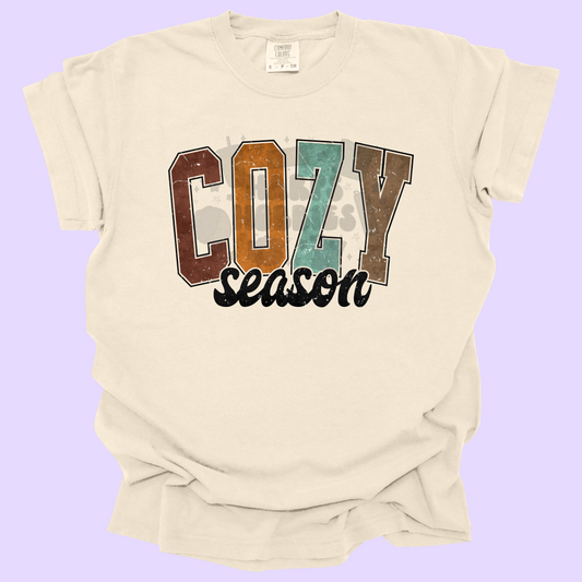 Varsity Cozy Season (tshirt/sweatshirt)