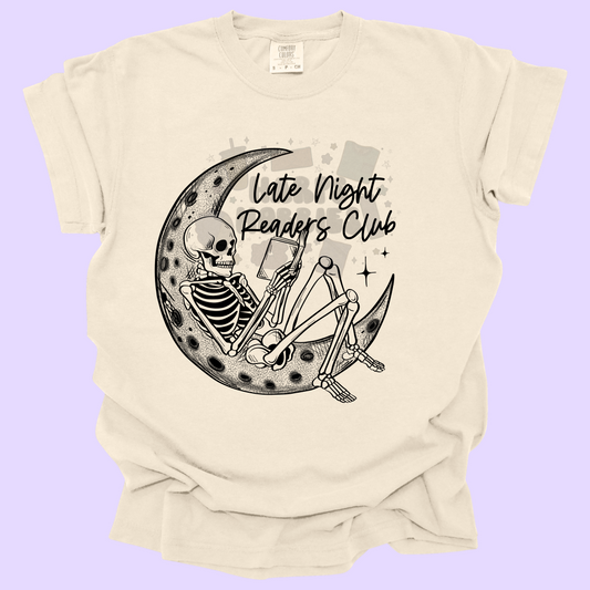 Late Readers Club (tshirt/sweatshirt)