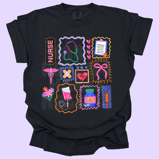 Nurse Doodles (tshirt/sweatshirt)
