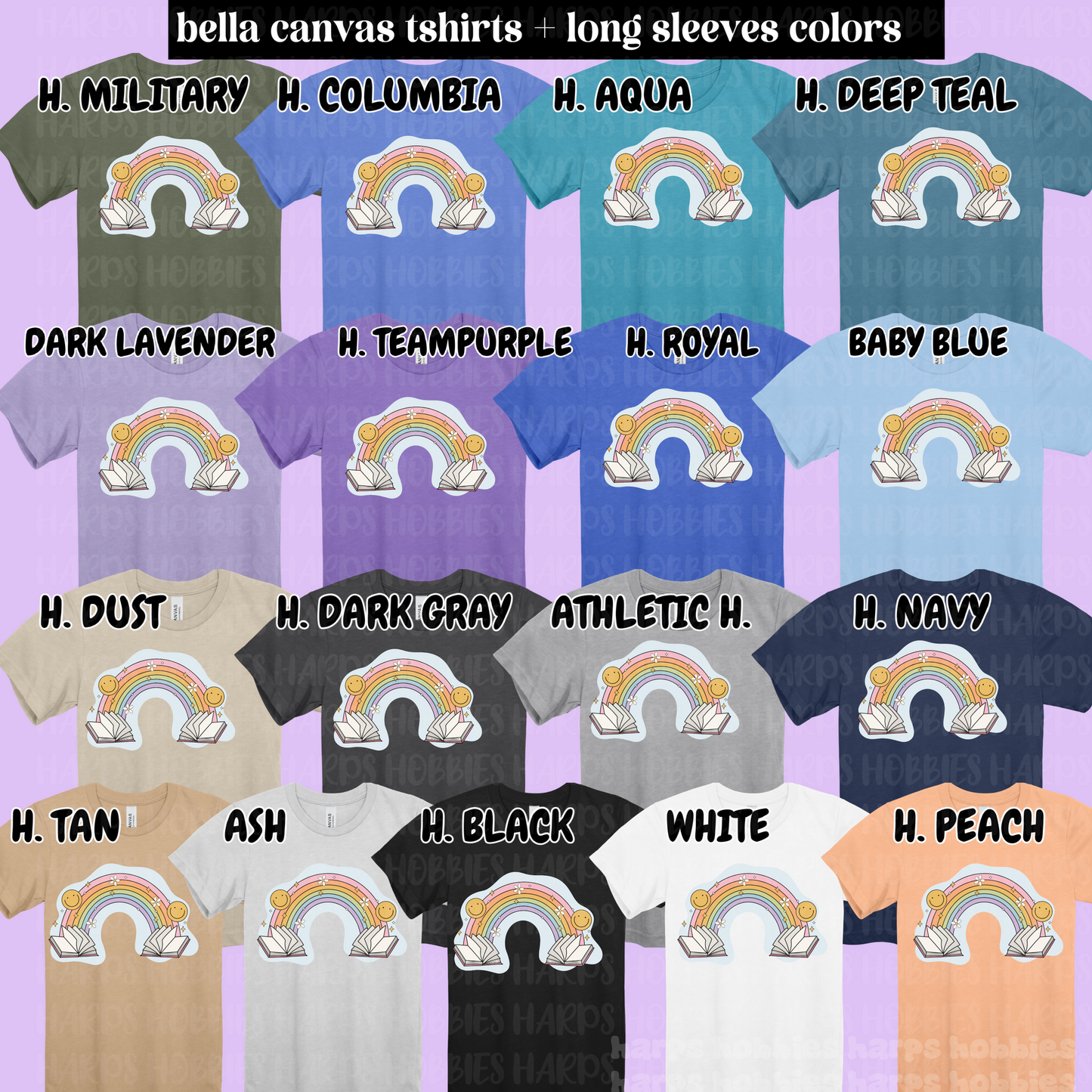 Rainbow Reading (tshirt/hoodie/sweatshirt/longsleeve)