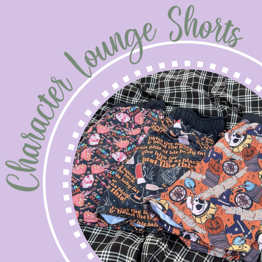Character/Brand Custom Lounge Shorts w/ Pockets