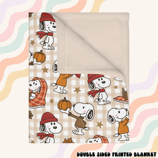 Snoopy Fall Blanket