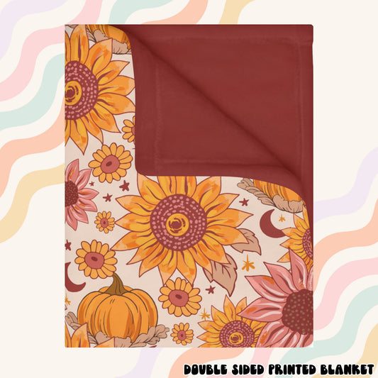 Sunflower Pumpkins Blanket