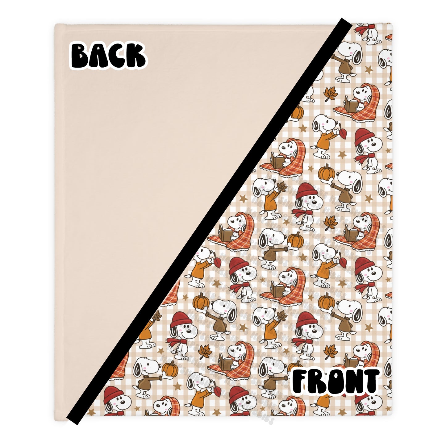 Snoopy Fall Blanket