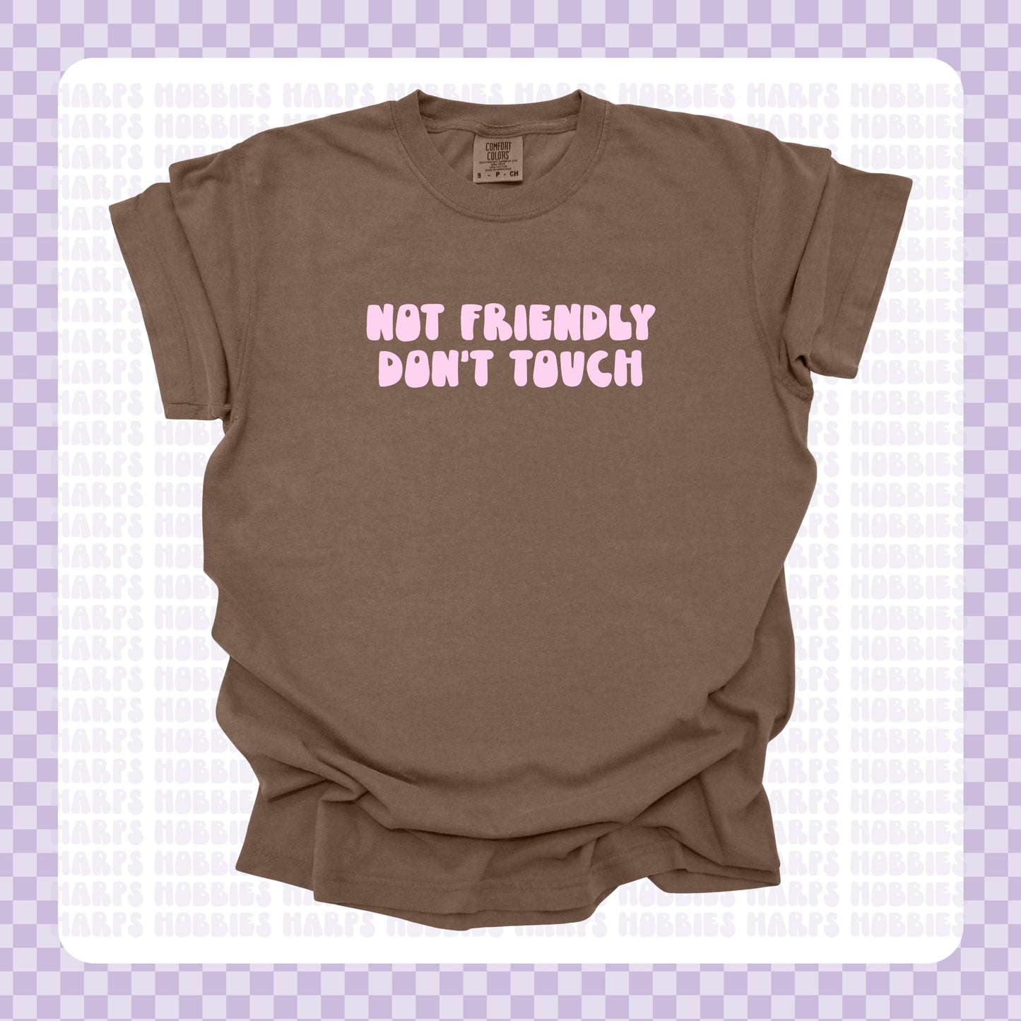 Not Friendly Don't Touch Tshirt/Sweatshirt