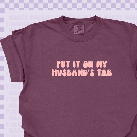 Husband's Tab Tshirt/Sweatshirt