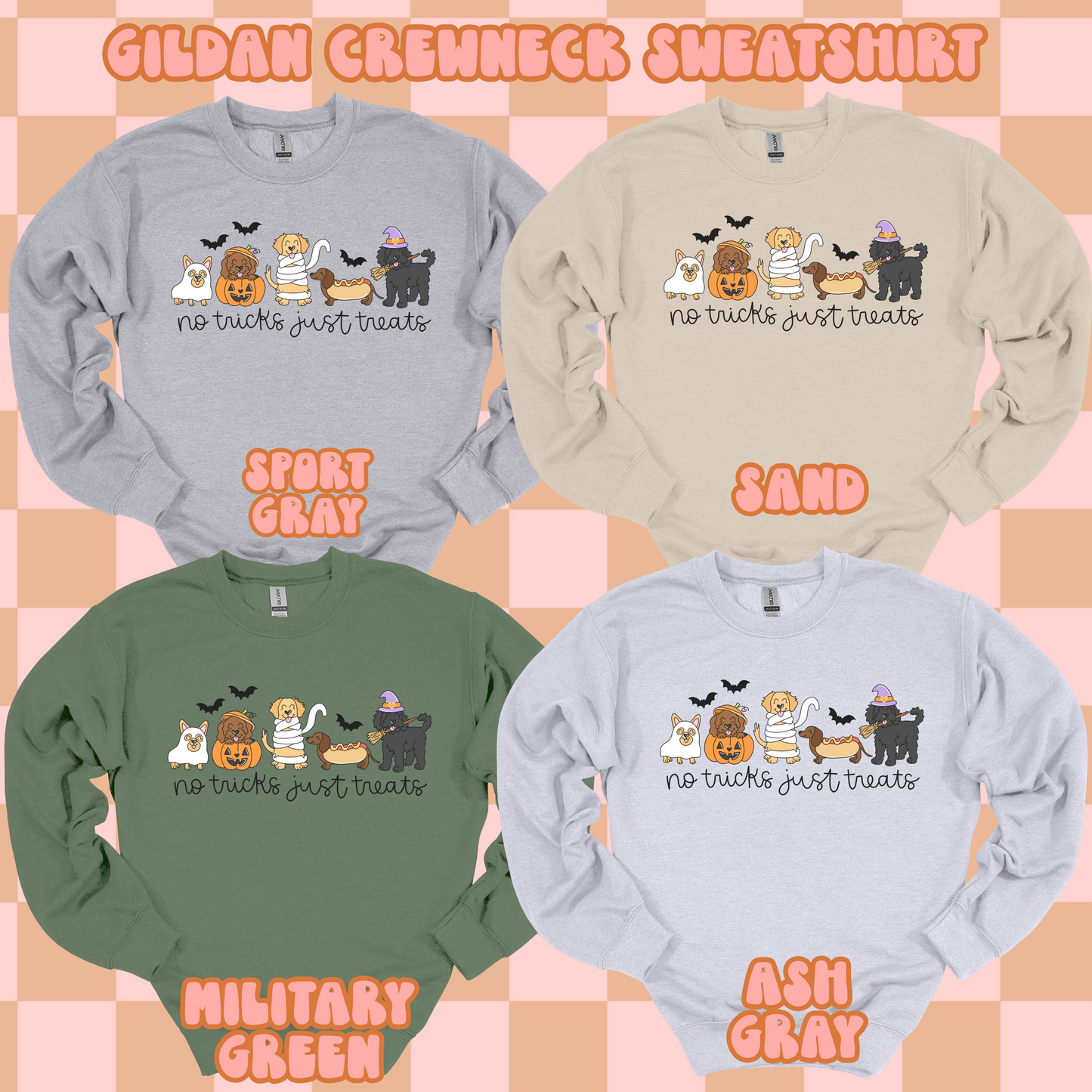 No Tricks Dogs Tshirt/Sweatshirt/Long Sleeve