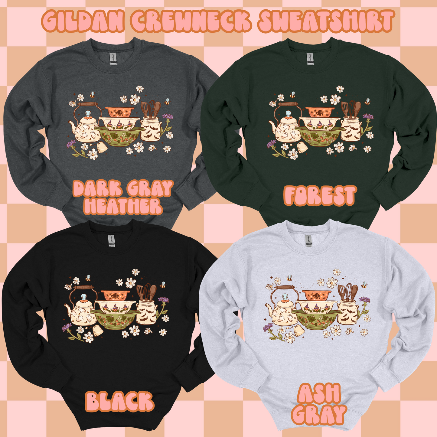 Grandma's Spooky Kitchen Tshirt/Sweatshirt/Long Sleeve