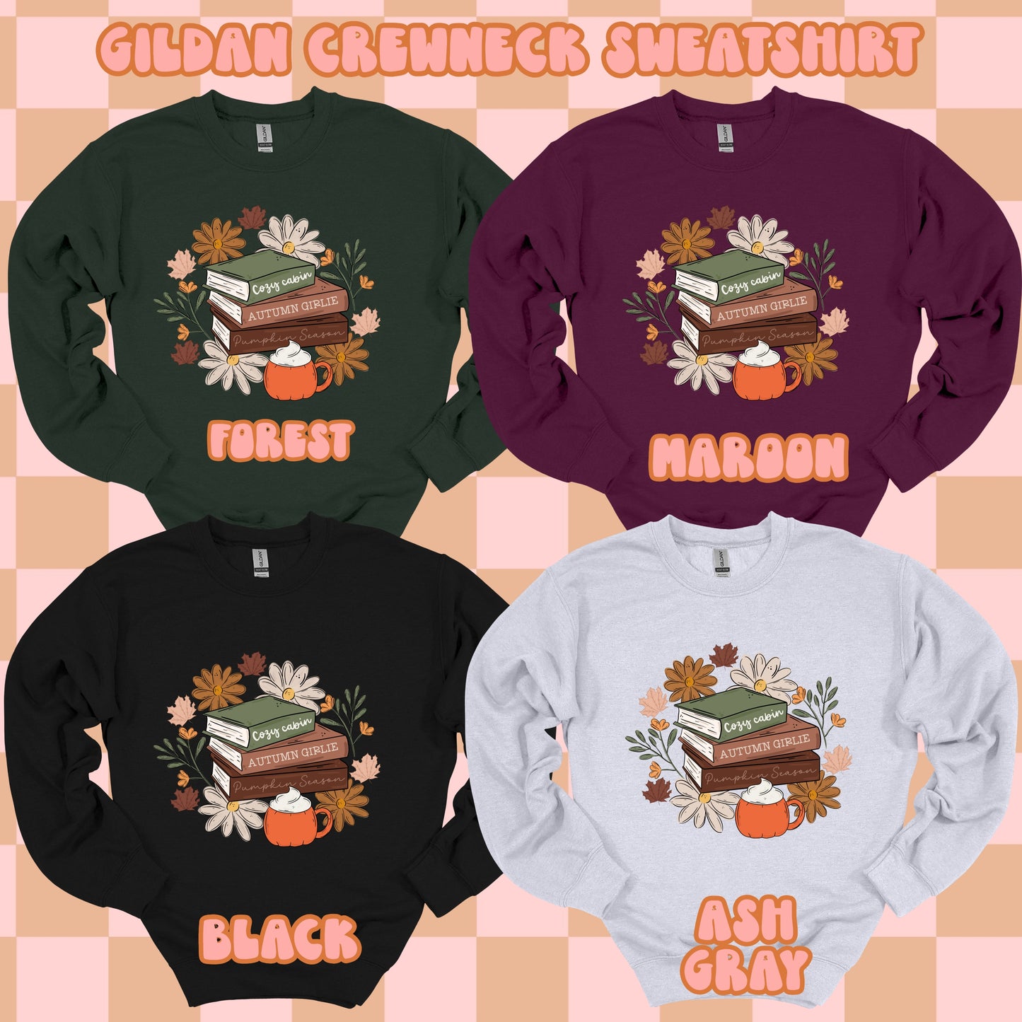 Autumn Reading Tshirt/Sweatshirt