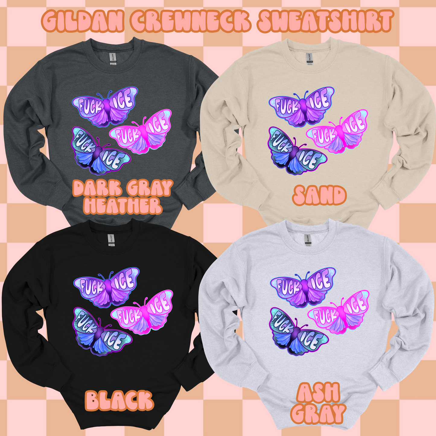FUCK ICE Tshirt/Sweatshirt/Long Sleeve