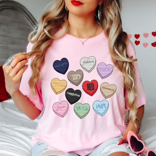 Swiftie Conversation Hearts (tshirt/hoodie/sweatshirt/longsleeve)