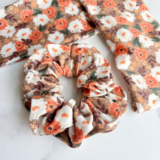 Autumn Blooms Scrunchie (Regular)