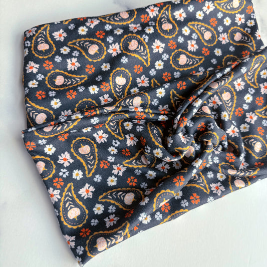 Paisley Pumpkins Headband