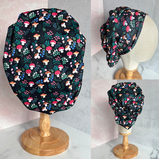 Magic Mushrooms Scrub Hat