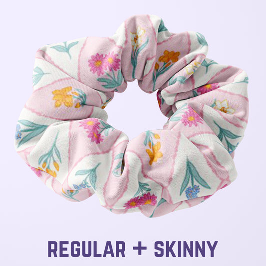Diamond Wildflower Scrunchie (regular/skinny)