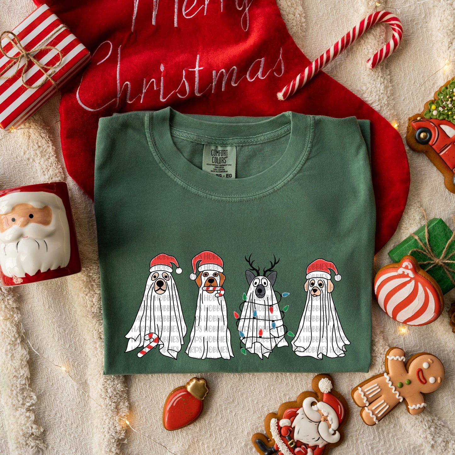 Holiday Dogs (tshirt/sweatshirt)