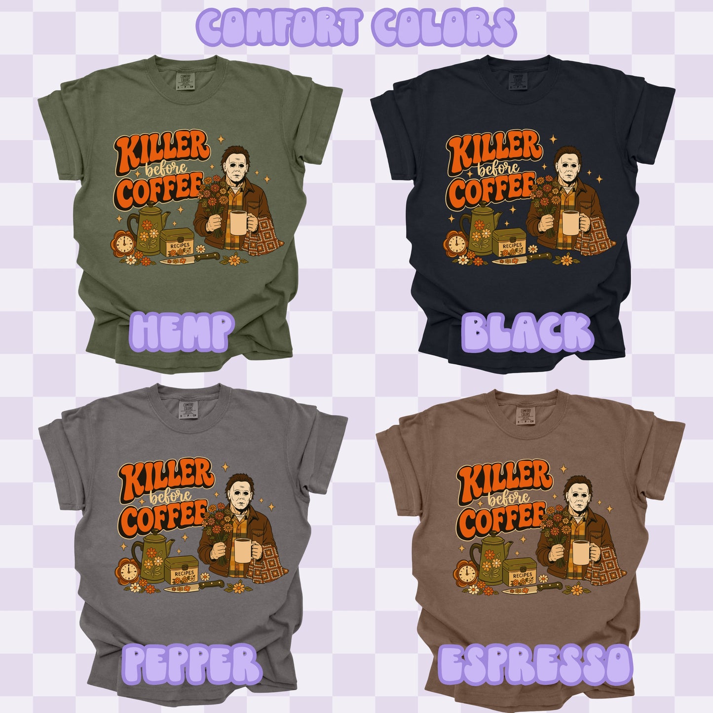 Killer Coffee Tshirt/Sweatshirt/Long Sleeve